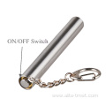 365nm ultraviolet LED detector metal keychain uv flashlight